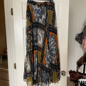 H&M Pleated Maxi Skirt